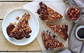 German hazelnut and almond triangles