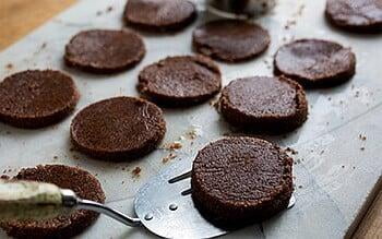 Teff polenta croutons or cakes